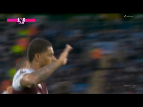 Marcus Rashford Goal, Manchester City vs Aston Villa (2-1) All Goals and Extended Highlights