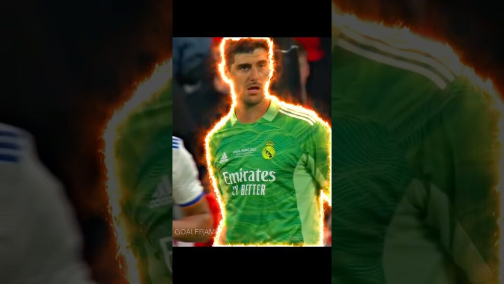 🤯 Courtois – The Best Goalkeeper in the World!🐐🔥 #courtois #realmadrid #championsleague