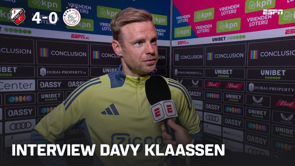 😕 "Vandaag is gebleken dat voetbal een sport van momenten is" | Interview na FC Utrecht - Ajax