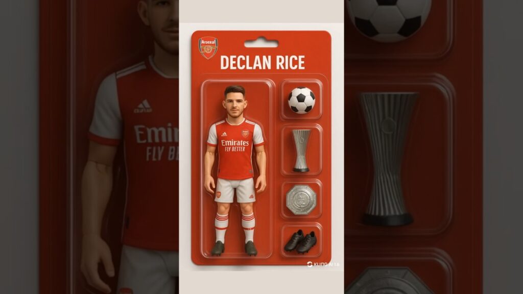 Meet Declan Rice's EPIC AI Action Figure!⚽