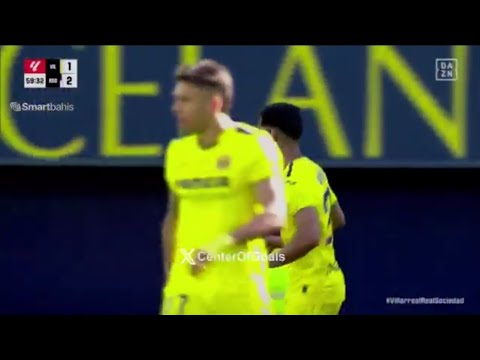 Yeremy Pino Goal - Villarreal Vs Real Sociedad (2-2) All Goals Results & Extended Highlights