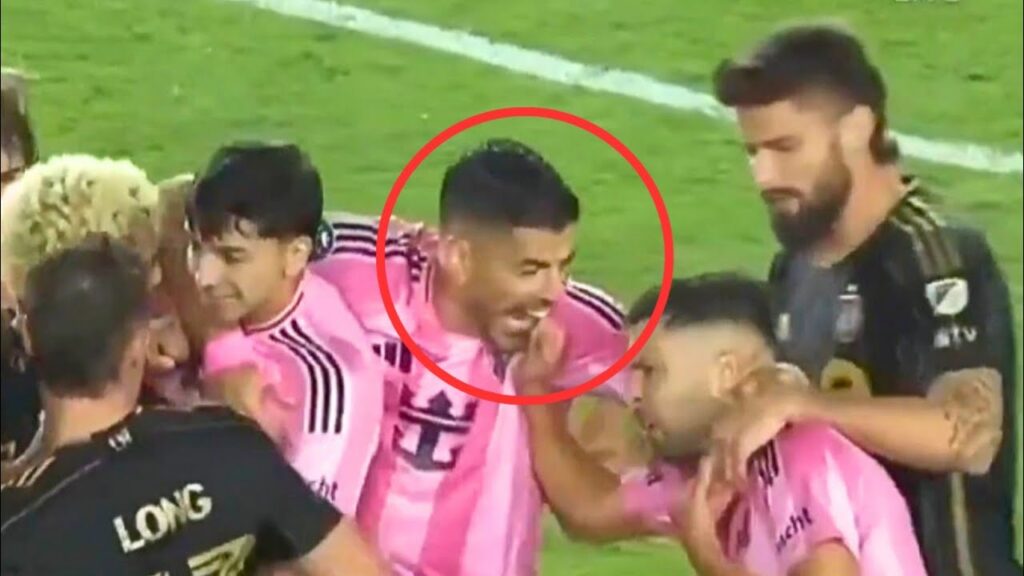 Watch Luis Suarez Bites Teammate Jordi Alba's Finger 😳 | Inter Miami vs LAFC | Messi