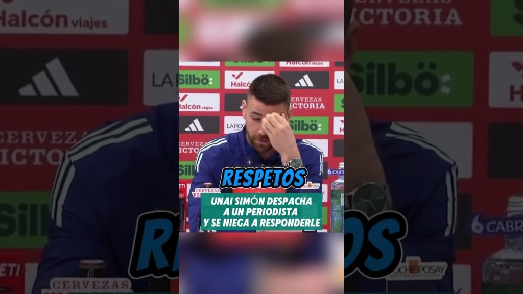 "🧤 Unai Simón responde al periodista Fernando: ¡Claridad y carácter en cada palabra! 🎙️⚽"