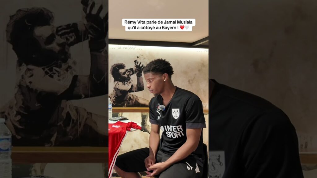 Rémy Vita évoque Jamal Musiala qu’il a côtoyé au Bayern en 2020 ! ❤️🤍