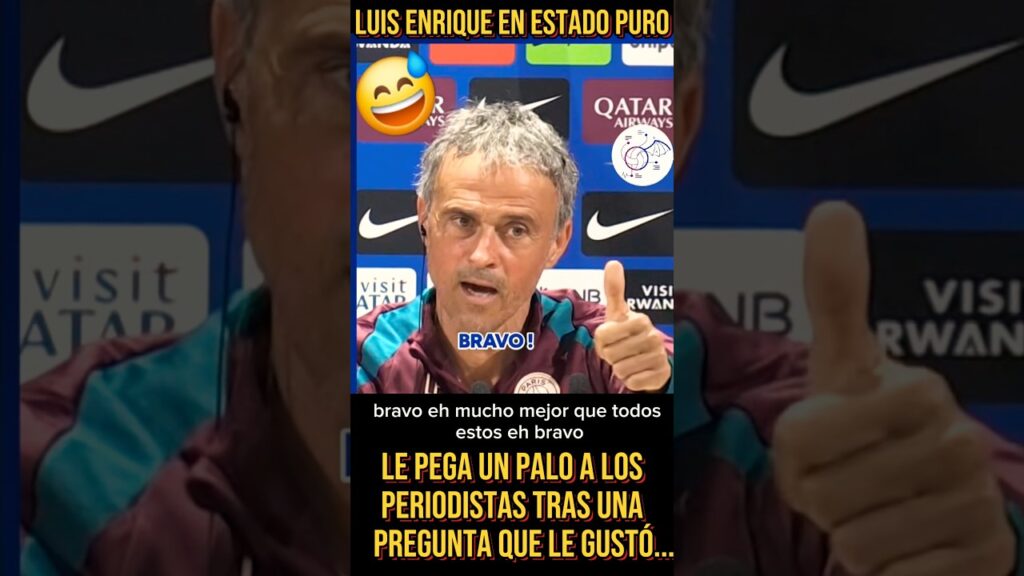 😅 LUIS ENRIQUE EN ESTADO PURO 💥 LE PEGA UN PALO A LOS PERIODISTAS EN PARÍS TRAS UNA BUENA PREGUNTA🔥
