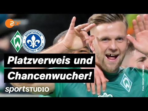 Werder Bremen – Darmstadt 98 Highlights | 2. Bundesliga, 27. Spieltag 2021/22 | sportstudio