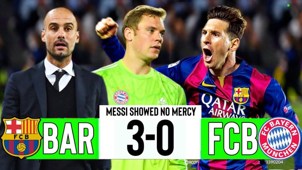 When Lionel Messi Showed No Mercy For Manuel Neuer & Pep Guardiola