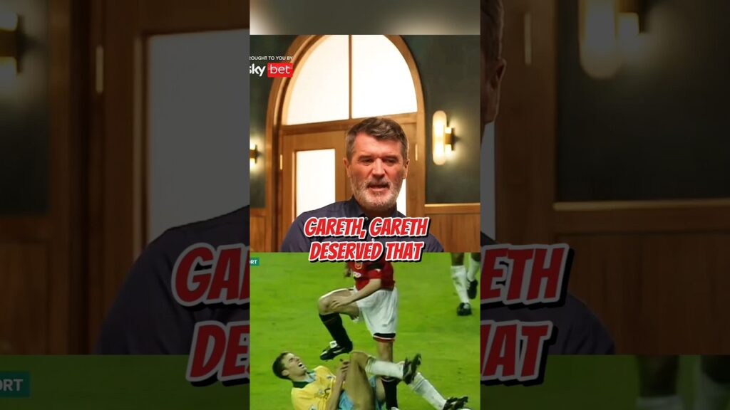 Roy Keane STOMPED Gareth Southgate #roykeane #garethsouthgate #redcard #ggmu #football