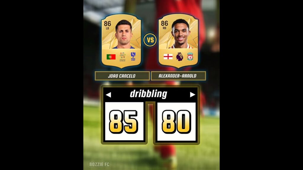 Joao Cancelo vs Trent Alexander-Arnold in FC 25