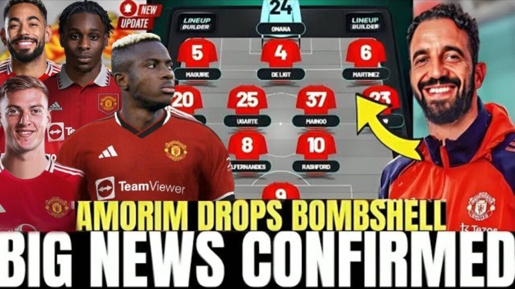 ✅IT'S OVER😱MAN UNITED DECIDE 5 MAJOR TARGET AS RUBEN AMORIM XI LINE UP😟FANS WILL BE SHOCKED!#manutd
