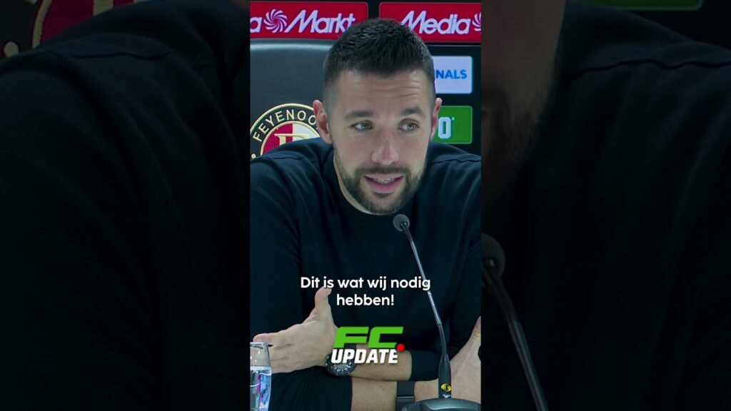 Farioli werd geraakt door speech Berghuis #ajax #feyenoord #voetbal #deklassieker