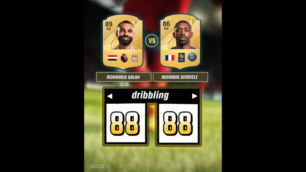Mo Salah vs Ousmane Dembele in FC 25