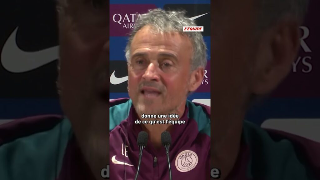 🤨⚽️ C1 ou invincibilité ? Luis Enrique fait son choix #shorts #football #psg