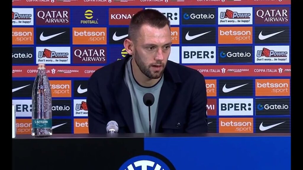 STEFAN DE VRIJ CONFERENZA STAMPA POST INTER MILAN 0 3 SEMIFINALE COPPA ITALIA
