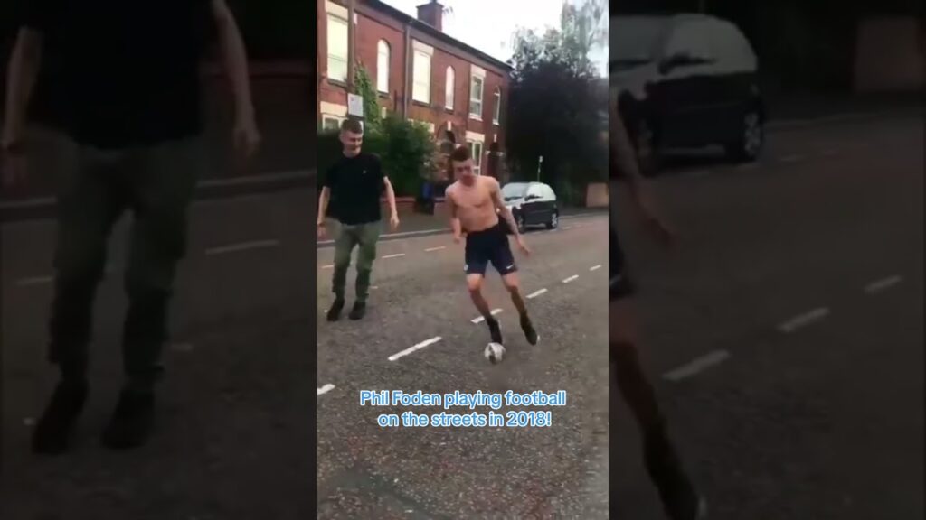 Phil Foden Playing Football On The STREETS! 🤯 #shorts