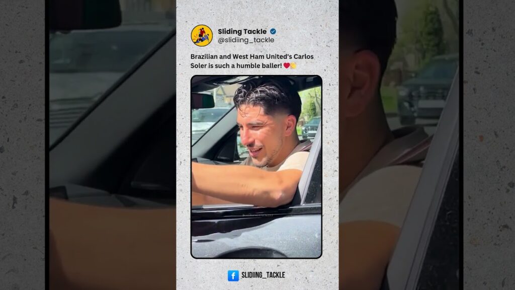Brazilian and West Ham United's Carlos Soler is such a humble baller 👏❤️ #westham #brazil