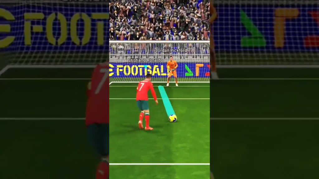 Cristiano Ronaldo vs Jordan Pickford#penalty#shoot#out#portugal vs#england#efootball #soccerskills