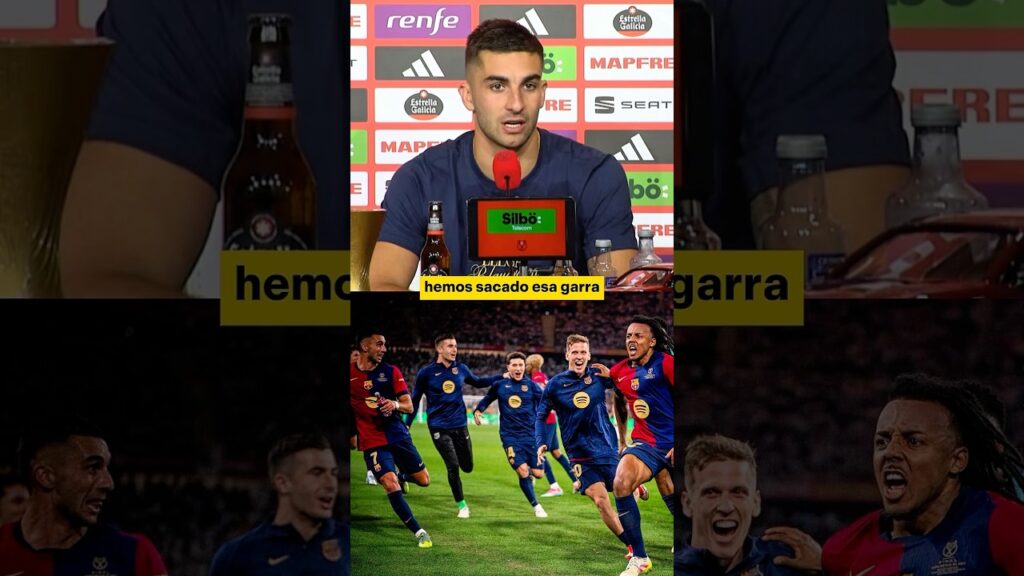 FERRAN TORRES, MVP FINAL COPA DEL REY | PREGUNTA RUEDA DE PRENSA