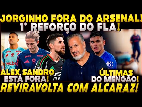 JORGINHO FORA DO ARSENAL! 1° REFORÇO DO MEIO DO ANO! REVIRAVOLTA COM ALCARAZ! ALEX SANDRO FORA!