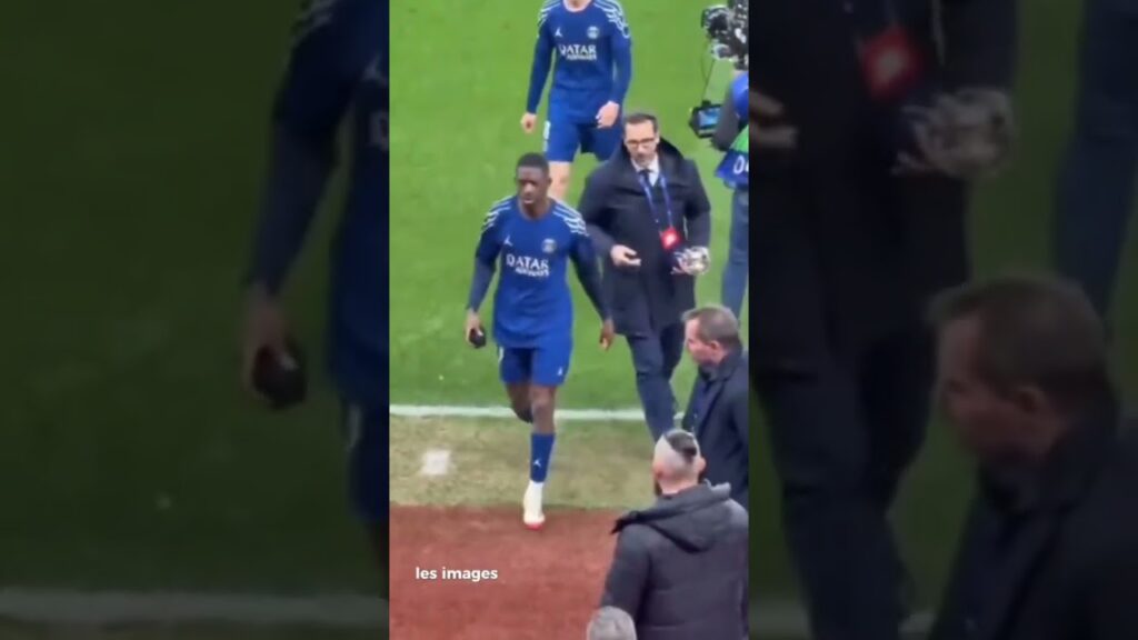 Dembele Refused To Take Man Of The Match Award 💀 #dembele #viral