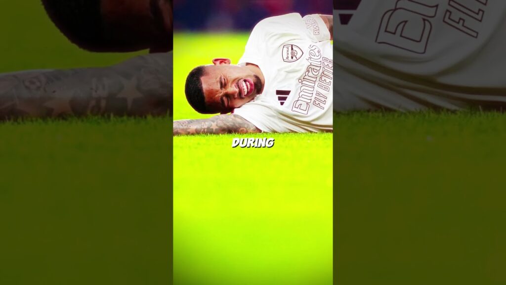 "Nightmare for Arsenal: Gabriel Jesus Faces Long Spell Out with Suspected ACL Injury 😱"