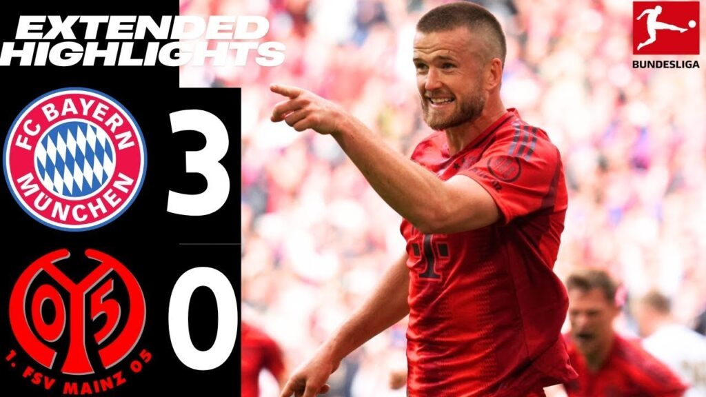 Eric Dier Goal - Bayern Munich vs Mainz 05 3-0 | All Goals & Extended Highlights - Bundesliga