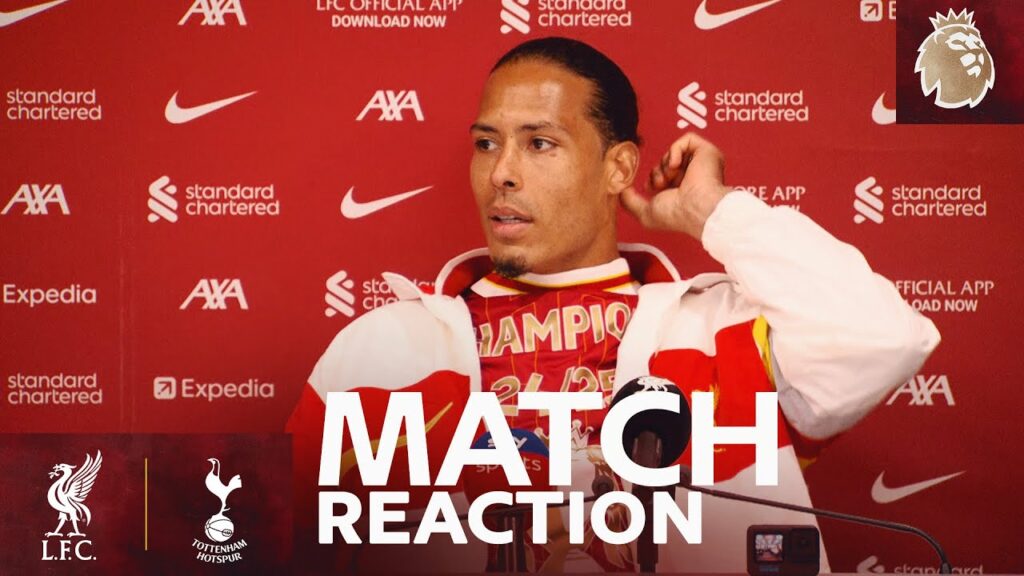 Virgil van Dijk's press conference as captain of the Premier League champions | Liverpool FC