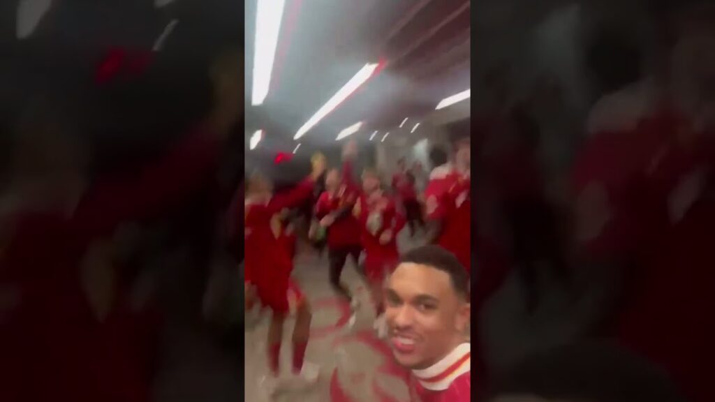 Inside the Liverpool changing room title celebrations | Trent Alexander-Arnold