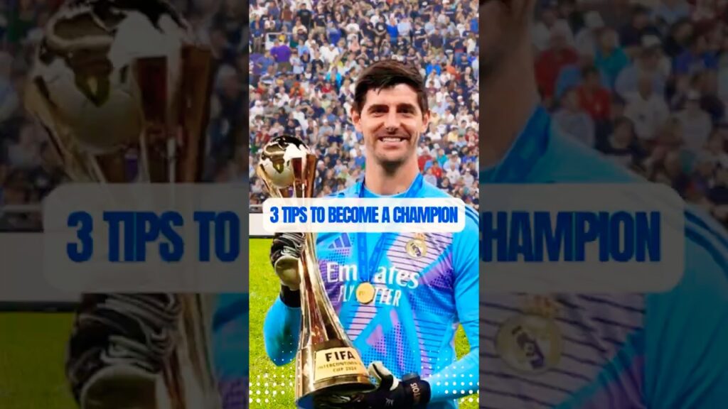 Thibaut Courtois 3 top tips for young goalkeepers #shorts