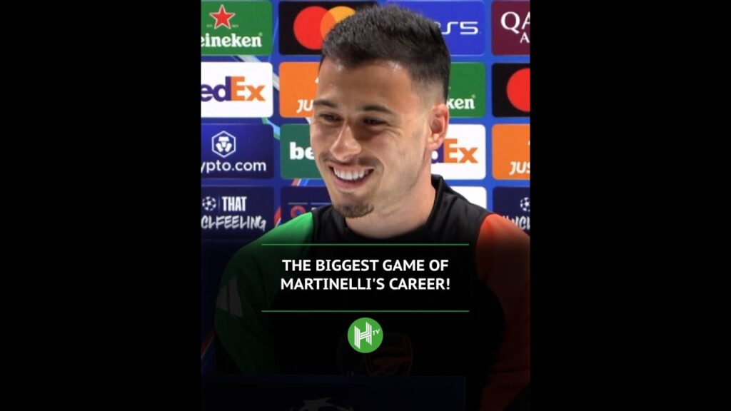 Biggest game of Martinelli's Arsenal career! 🙌🏻