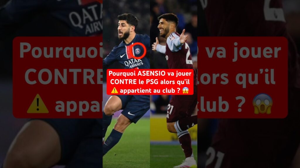 IMAGINE si il MARQUE 🚨 #Ligue1 #SportsTikTok #psg #asensio #ldc #liguedeschampions #psgastonvilla