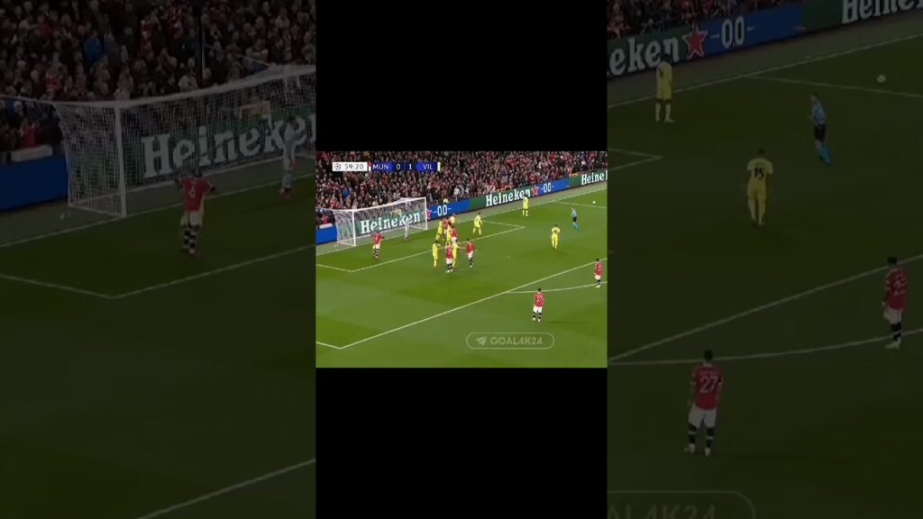 Alex Telles’s goal against Villarreal 🔥