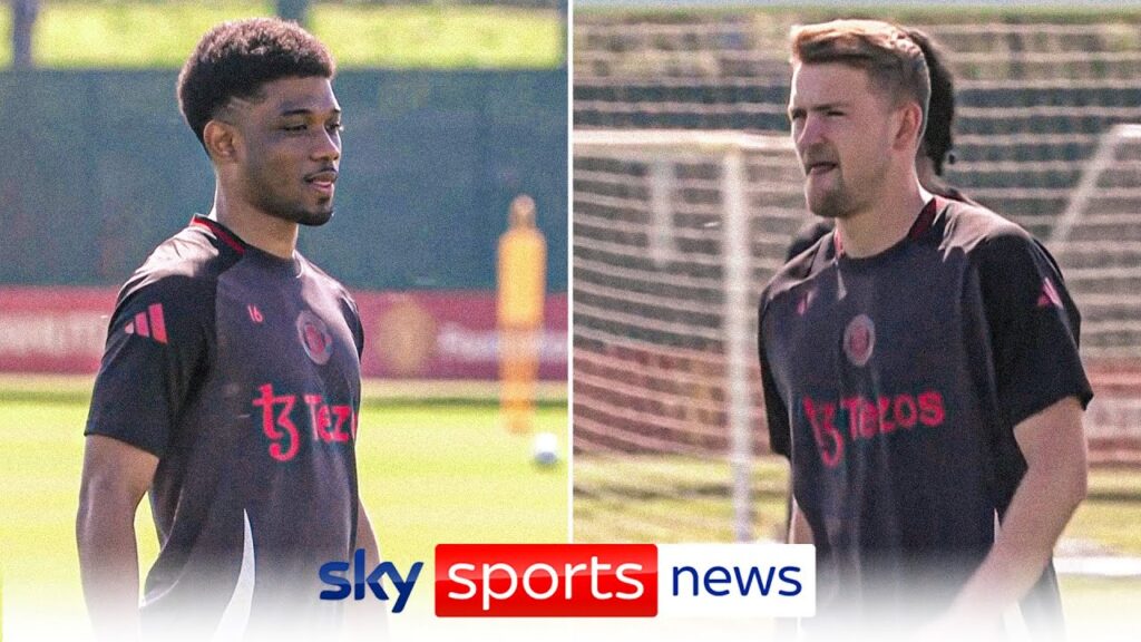 BREAKING: Amad Diallo and Matthijs de Ligt return to Man Utd training ahead of semi-final