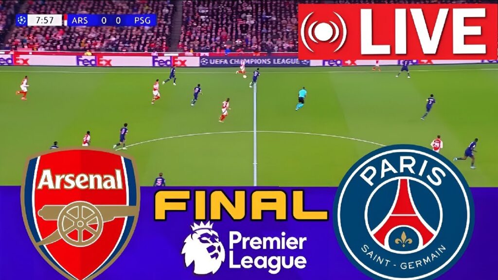 ARSENAL VS PSG LIVE | HIGHLIGHTS UEFA CHAMPIONS LEAGUE 2025 FINAL | FULL MATCH | WATCH ALONG