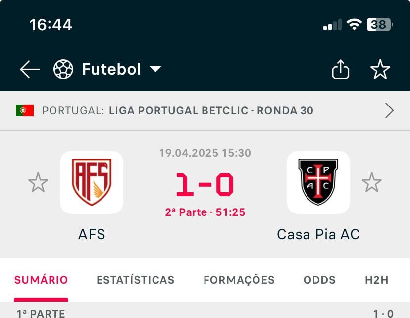 Se terminar assim praticamente fica decidido a nossa descida