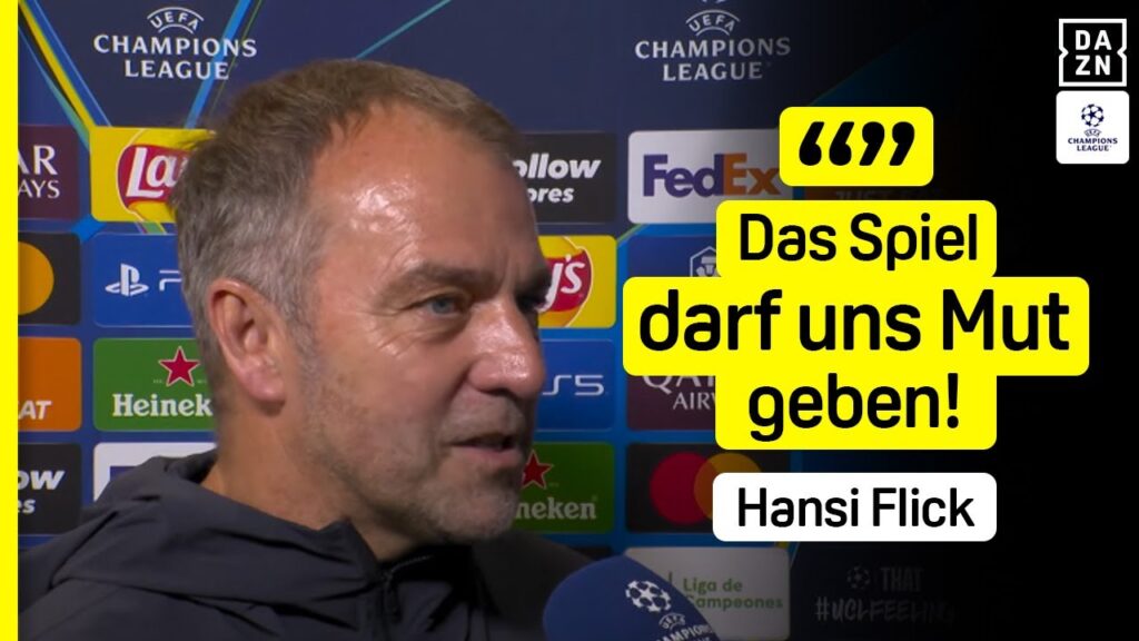 Hansi Flick & Yann Sommer | FC Barcelona - Inter Mailand | UEFA Champions League | Interviews | DAZN