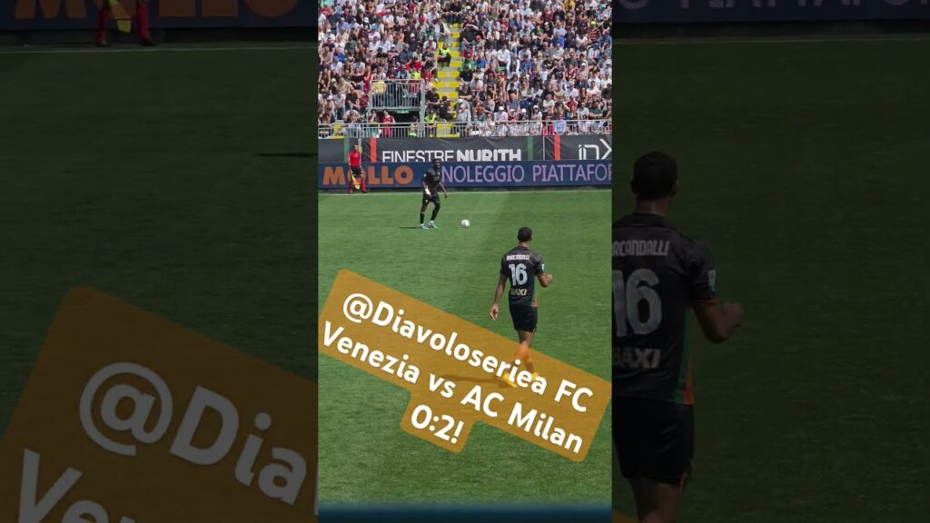 Youssouf Fofana stops FC Venezia attack arranged by Zampano #veneziamilan #fofana #fcvenezia #calcio