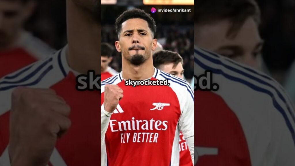 Real Madrid Target Arsenal’s William Saliba in Shock Summer Move! #premierleague #realmadrid #fyp