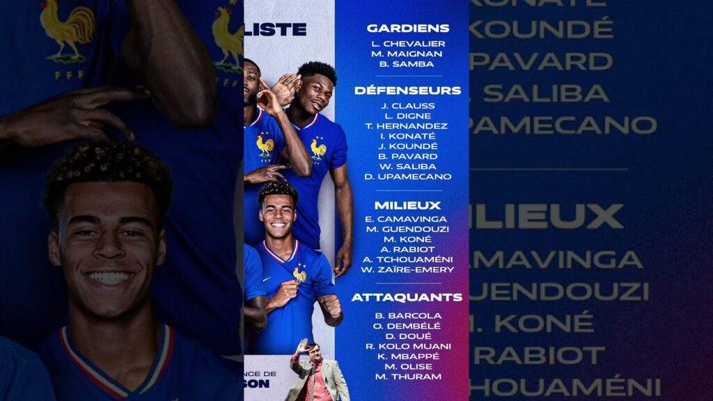 Didier Deschamps Dévoile ça Liste pour Affronter la Croatie en Ligue des Nations 🇨🇵🇨🇵 #psg #football