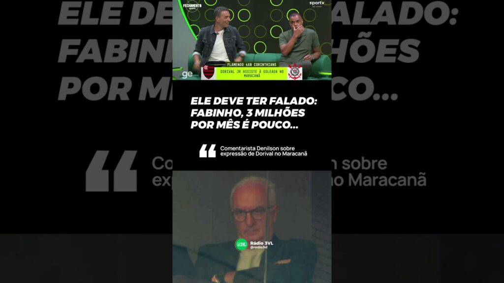 "FABINHO... 3 MILHÕES É POUCO POR MÊS..."