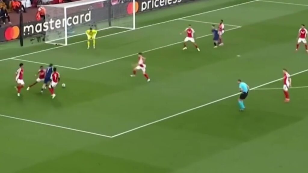 Jurrien Timber vs Kvaratskhelia jurrien can't control him #arsenalfans #arsenalvspsg