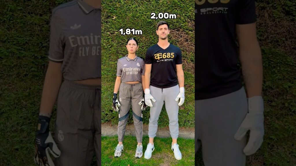 My Height vs Courtois 🙈📏