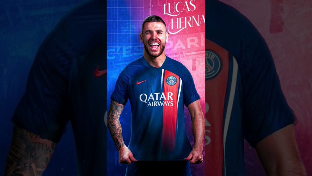 ✍️🇫🇷 LUCAS HERNANDEZ au PSG 🔴🔵 (Officiel) #psg #mercato #lucashernandez  #france #mbappe #messi