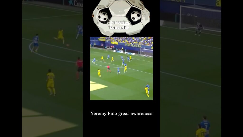 Yeremy Pino great awareness #football #soccer #futbol #crazygoals #footballshorts #soccershorts