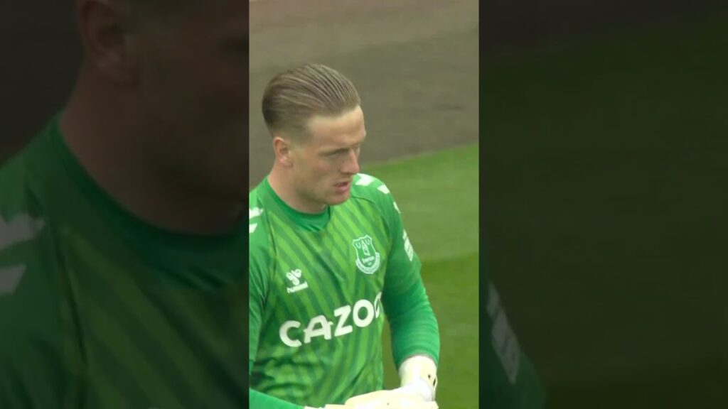 Jordan Pickford 😱 three years since THAT Chelsea save 🔵 #pickford #everton #football