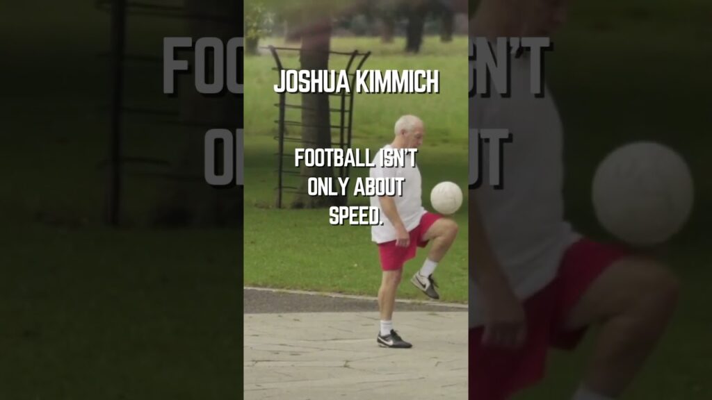 Football isn’t only about speed. It’s about control. Joshua Kimmich