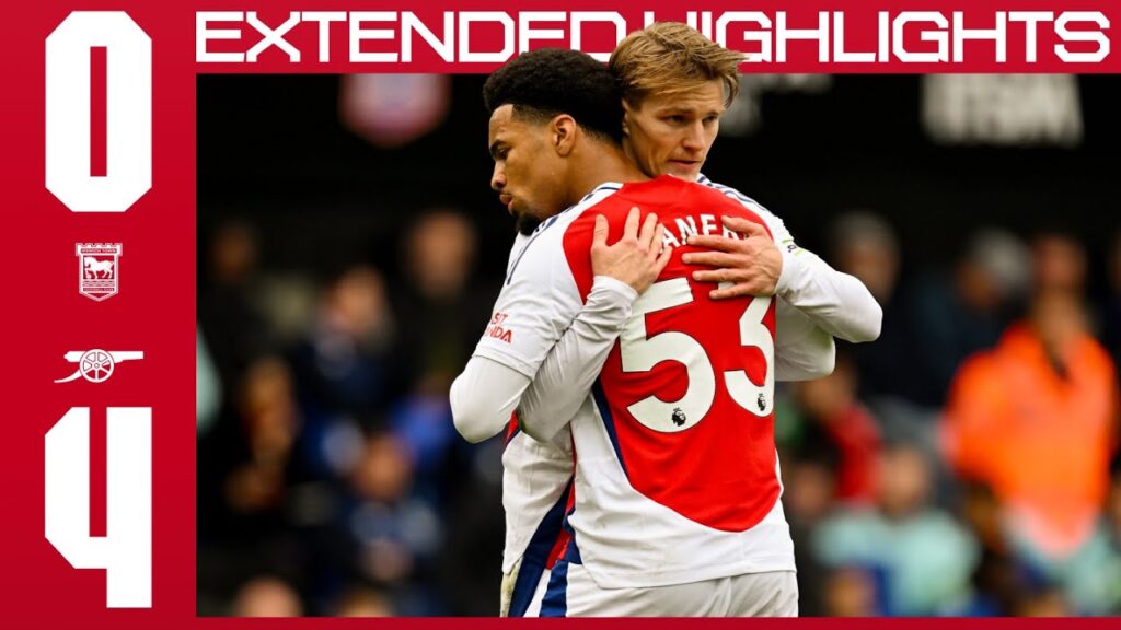 TROSSARD GETS FIRST GUNNERS BRACE! | EXTENDED HIGHLIGHTS | Ipswich Town 0-4 Arsenal | Premier League