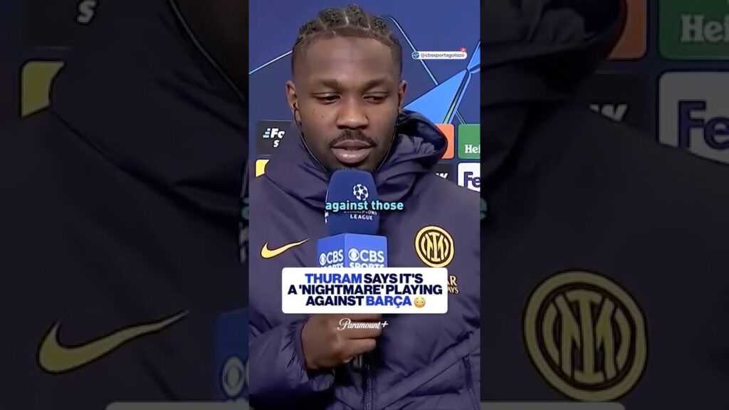 Thuram Thinks Barcelona are a "NIGHTMARE"👀 | UCL Today | CBS Sports Golazo