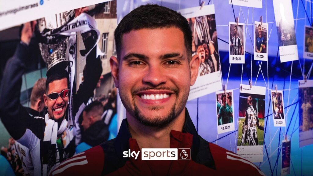 "Newcastle can WIN the Premier League" 🏆 | Bruno Guimarães reacts to his social posts