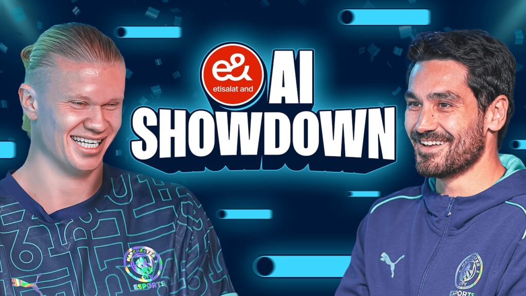 What does AI think of Haaland's Hairstyle..? | e& AI Showdown with Erling Haaland & Ilkay Gundogan!